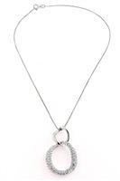 Collana Forever Gioielli Donna in Argento Zircone FGCO00299 - FGCO00299